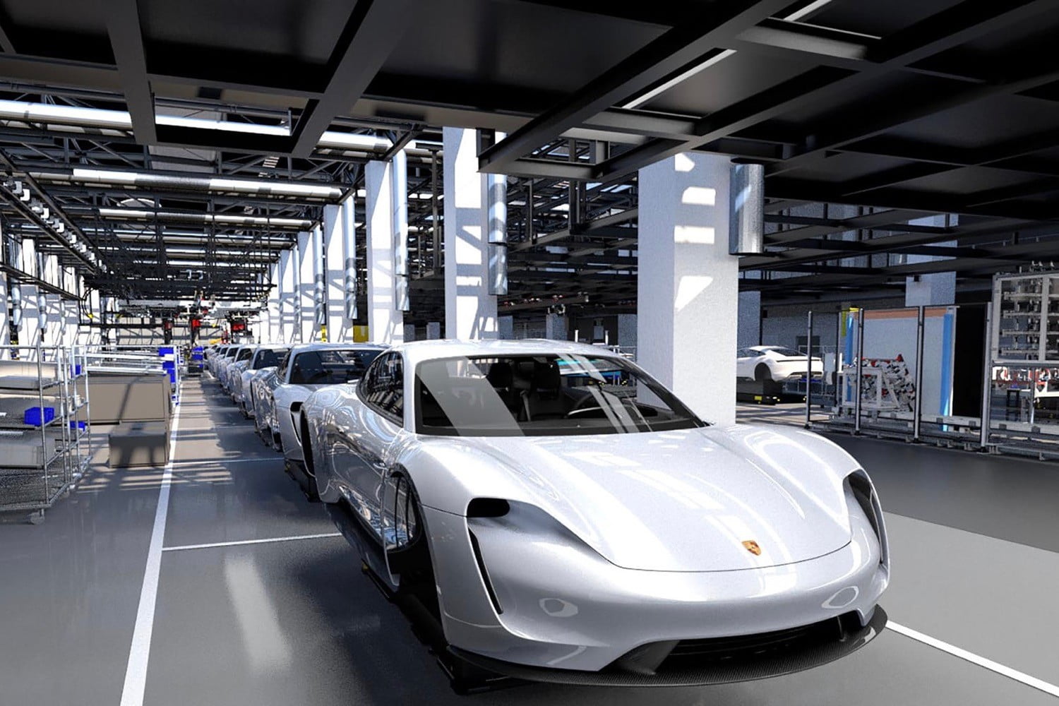 Porsche upgrades German factory to build Taycan electric cars