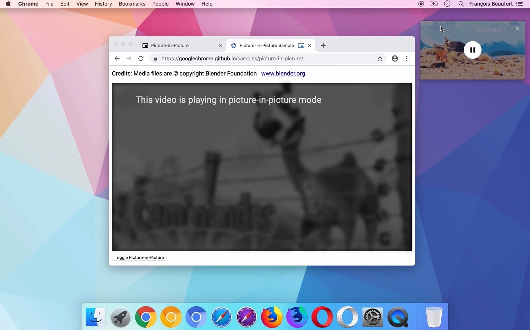 Google Chrome 70 is finally getting a picture-in-picture mode