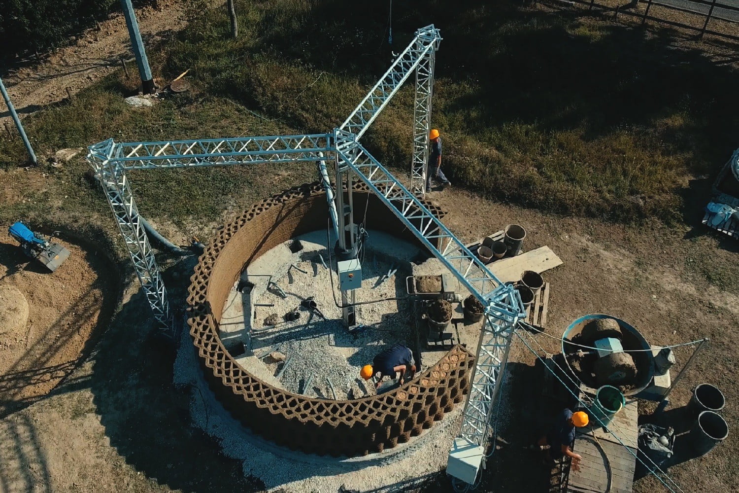 This 3D-printed house made of earth and rice husks costs less than an iPhone