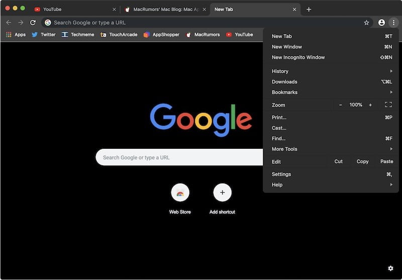 Chrome’s dark mode may cast its shadow over Macs by early 2019