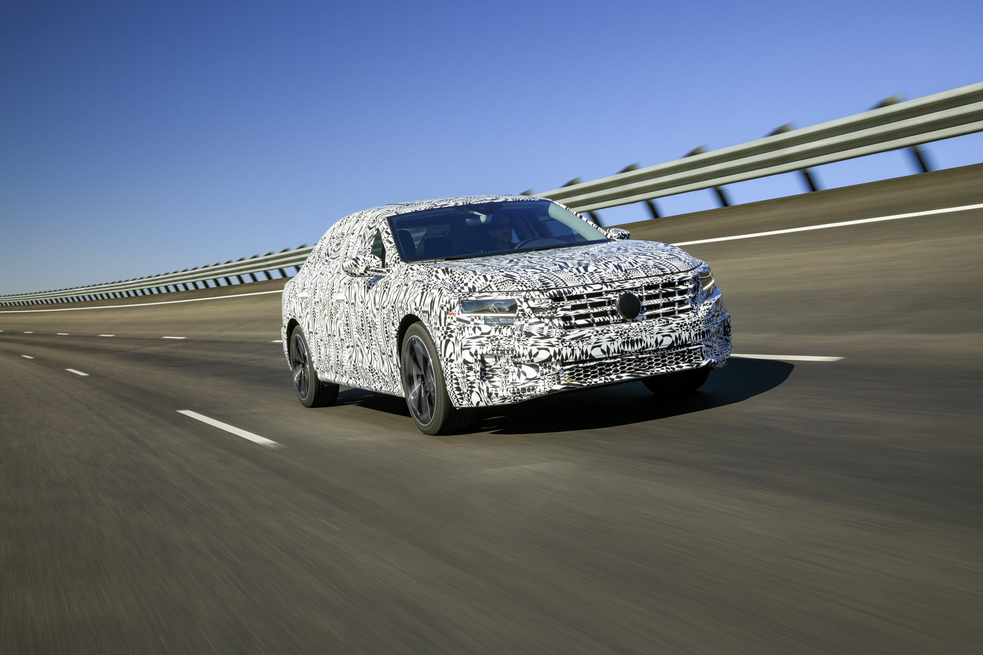Driving a prototype 2020 Passat at Volkswagen’s Arizona Proving Ground
