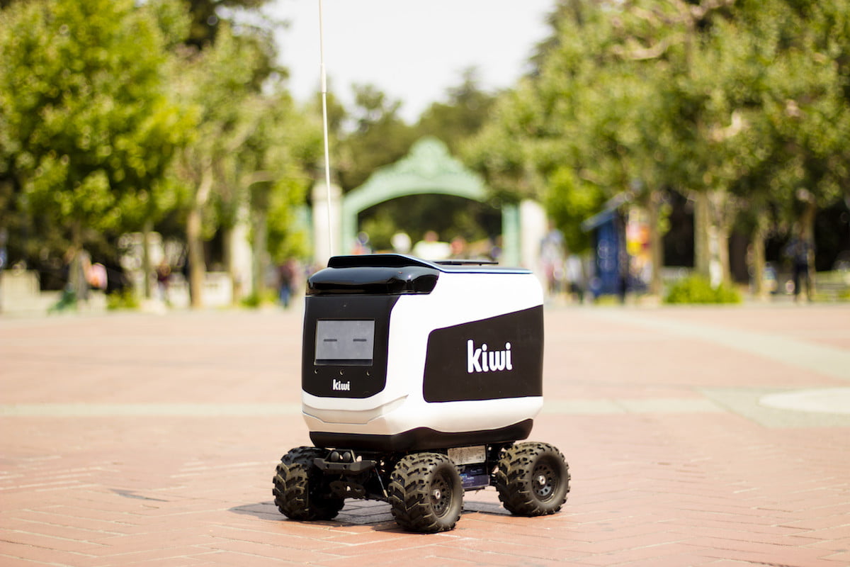 Delivery robot goes up in flames while out and about in California