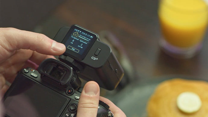 This device backs up DSLR photos using 4G and works as a wireless tether