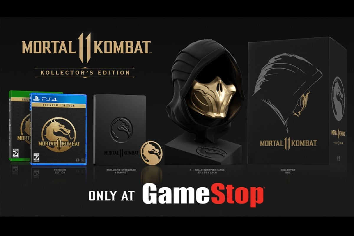 Mortal Kombat 11 Kollector’s Edition comes with a life-size Scorpion mask
